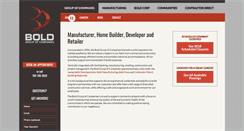 Desktop Screenshot of bolddevelopments.com